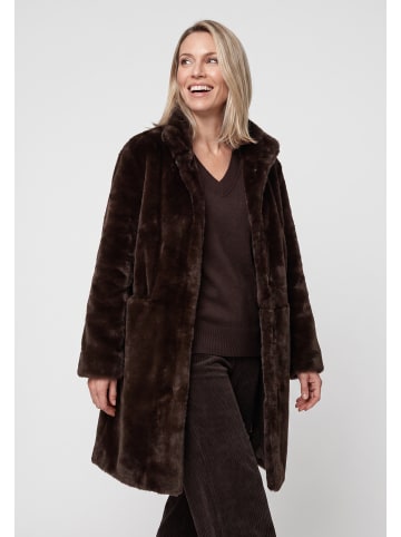 Olsen Kurzmantel in Coffee Bean