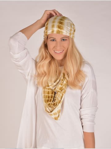 styleBREAKER Beanie Mütze in Koralle-Weiß