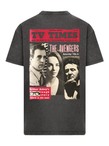 F4NT4STIC Oversize T-Shirt TV Times The Avengers 1961 Cover in schwarz