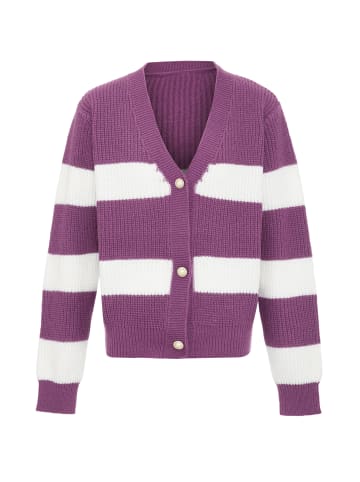 Jalene Sweater in LILA WEISS STREIFEN