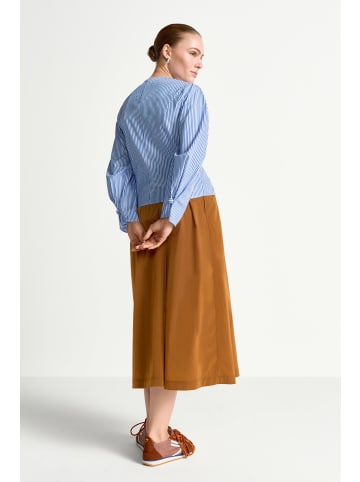 Rich & Royal Midi Rock mit Details in Cinnamon