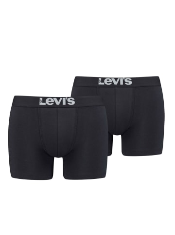 Levi´s 2er-PackBoxershortsLEVIS Men Solid Basic Boxer Brief 2Pin884 - jet black