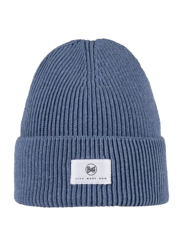 Buff Knitted Beanie Drisk in Blau