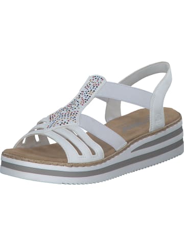rieker Plateau-Sandaletten in weiss