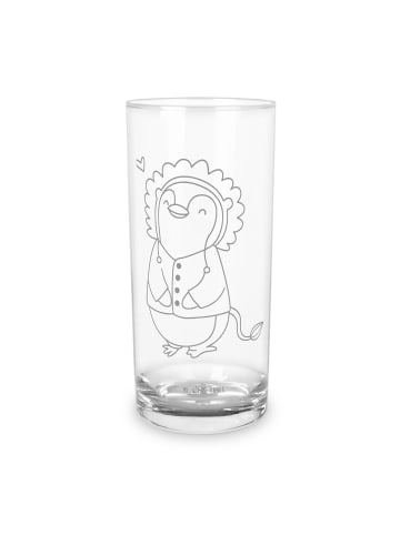 Mr. & Mrs. Panda Wasserglas Löwe Astrologie ohne Spruch in Transparent