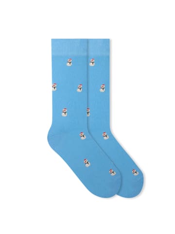 von Jungfeld Signature Icons mit Weihnachtsmotiven in Snowman Mini Ice Blue