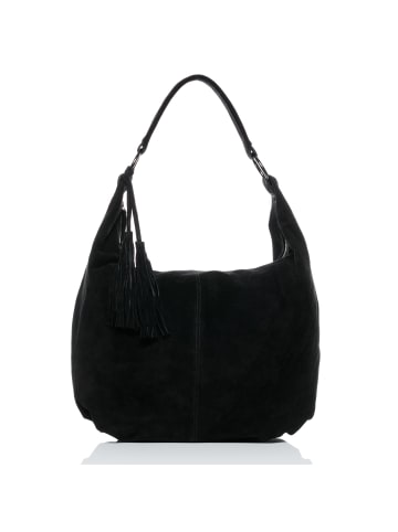 BACCINI Leder-Schultertasche Leder Schultertasche Damen SELINA in schwarz