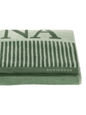 Schiesser Saunatuch Rom in Hellgrün
