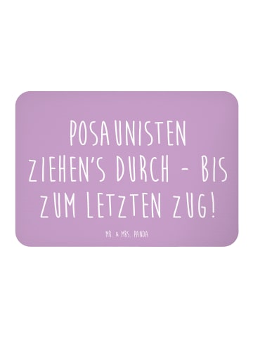 Mr. & Mrs. Panda Magnet Trombone Durchzieher mit Spruch in Lavendeltraum