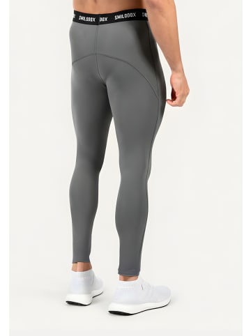 SMILODOX Kompressionshose Xion in Grau