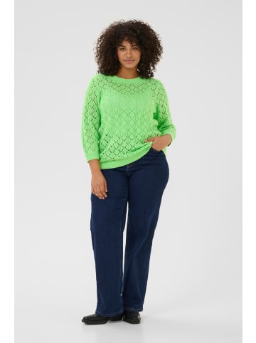 KAFFE curve Strickpullover KCmika in Spring Bouquet