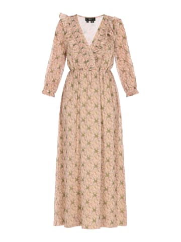 faina Women Dress in beige multicolor