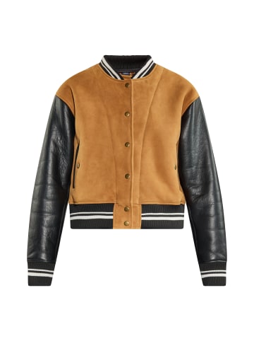 DreiMaster Damen Jacke in Kamel Schwarz