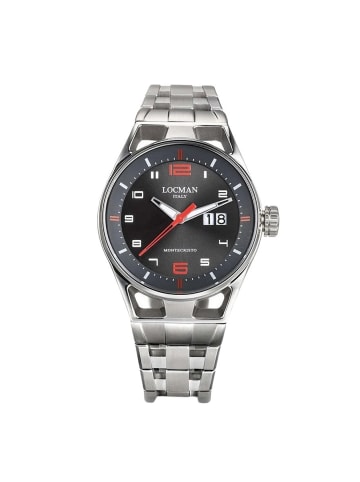 Locman Herrenuhr "Montecristo 41 mm" in Silber