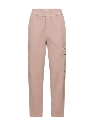 Camel Active Cargo-Hose aus reiner Baumwolle in Dunkles Lilarosa