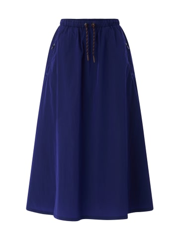 Rich & Royal Midi Rock mit Details in Midnight Blue
