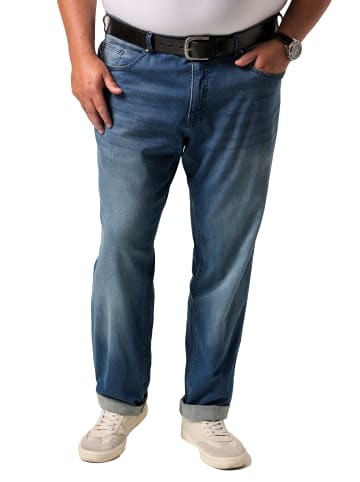 Men Plus Jeanshose in blue denim