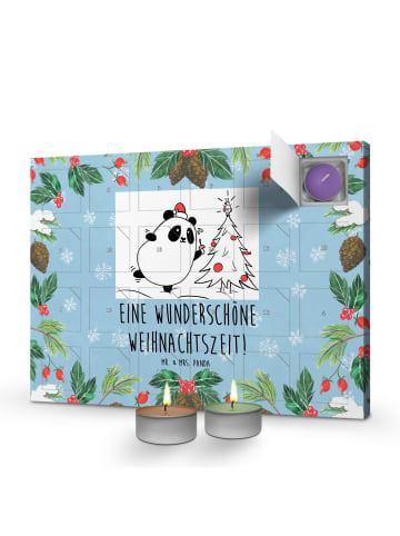Mr. & Mrs. Panda Duftkerzen Adventskalender Panda Weihnachtszeit... in Eisblau