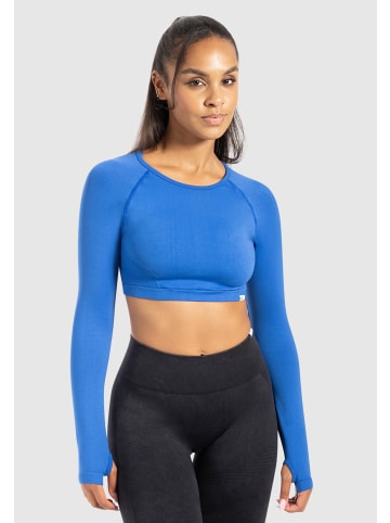 SMILODOX Longsleeve Linnea in Blau
