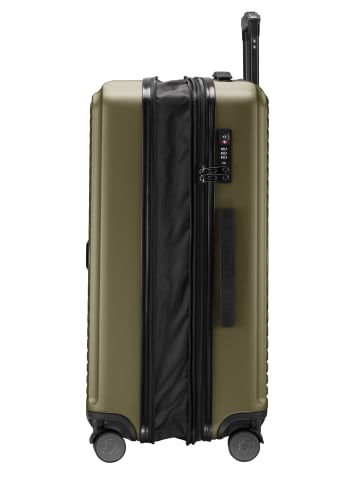 Hauptstadtkoffer Mitte - Kofferset 3 Trolleys Erweiterung Hartschale Gepäck-Set in Avocado