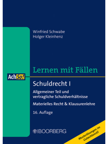 Richard Boorberg Verlag Buch - Schuldrecht I