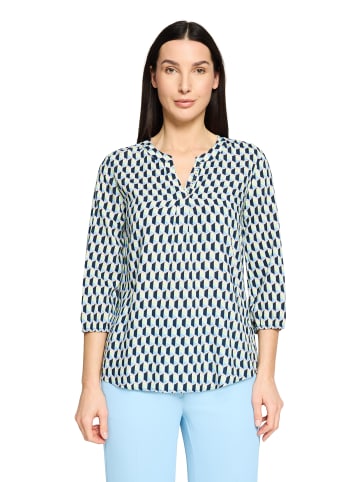 Betty Barclay Schlupfbluse mit 3/4 Arm in Blau/Grün