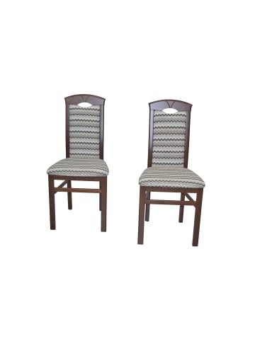 möbel-direkt 4-Fuß-Stuhl (2Stück) Laurenz in grau