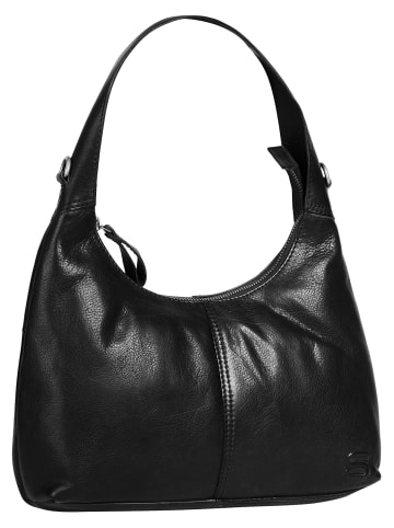 SPIKES & SPARROW Umhängetasche in schwarz