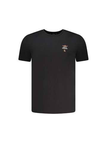 Aeronautica Militare Schwarz Baumwolle Herren T-Shirt