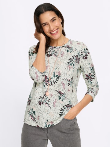 WITT WEIDEN 3/4-Arm-Shirt in champagner-hortensie-bedruckt