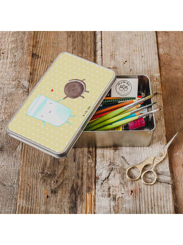 Mr. & Mrs. Panda Kaffeedose Milch Keks ohne Spruch in Gelb Pastell