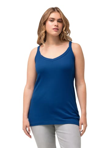 Ulla Popken Strick-Top in azurblau