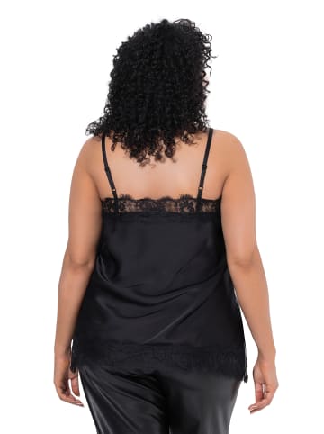 Ulla Popken Strick-Top in schwarz