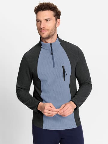 WITT WEIDEN Sweatshirt in taubenblau-graphit-meliert