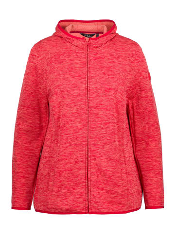 Ulla Popken Fleece-Shirt in feuer rot