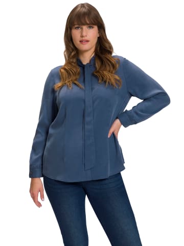 Ulla Popken Bluse in blue denim