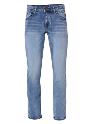 KOROSHI Regular fit stretch jeans. in blau