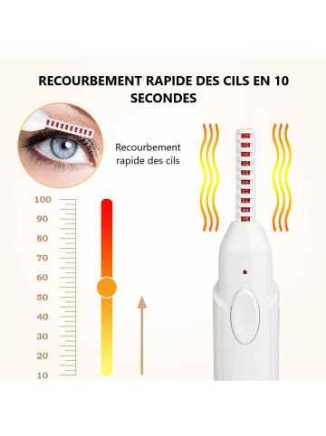 Paloma Beauties Beheizte Wimpernzange in Weiß