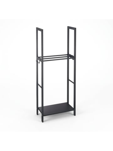 relaxdays Kaminholzregal in Anthrazit - (B)60 x (H)150 x (T)30 cm