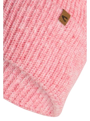 Camel Active Strickmütze aus weichem Material in Beere