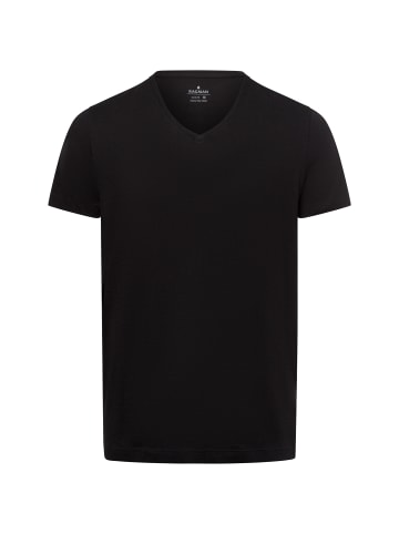 Ragman Doppelpack T-Shirt in schwarz