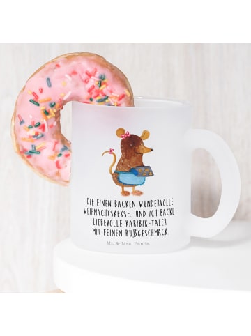 Mr. & Mrs. Panda Tee Tasse Maus Kekse mit Spruch in Transparent