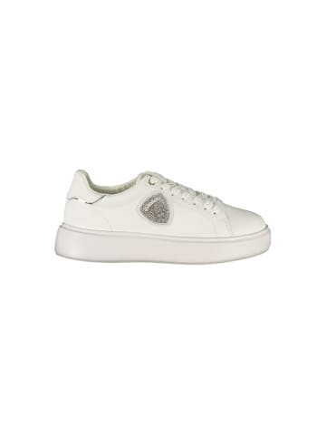BLAUER USA Weiße Polyurethan-Sneaker