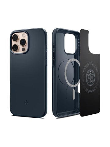 Spigen Spigen Thin Fit magnetisch Hülle iPhone 16 Pro Dunkelgrau in Grau