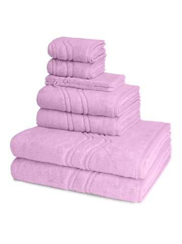 Ross 2 X Wasch- 2 X Gäste- 2 X Dusch- 2 X Handtuch im Set Cashmere feeling in Mauve