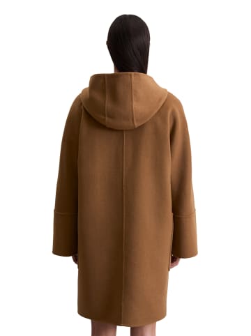 Marc O'Polo Kapuzen-Mantel relaxed in warm brown