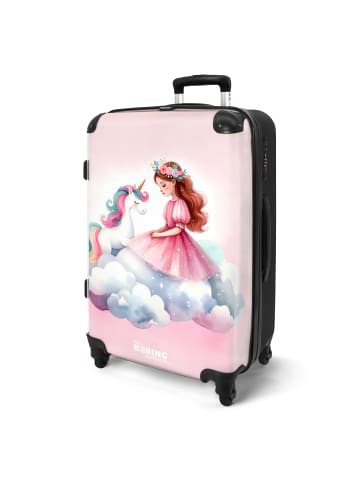 MuchoWow Suitcase, Koffer, Reisekoffer Einhorn Prinzessin