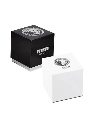 Versus Versace Quarzuhr Strandbank Crystal Schwarz in schwarz