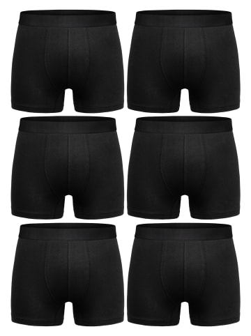 Amaci&Sons 6er Pack Boxershorts 2. BEAU in Schwarz/Schwarz