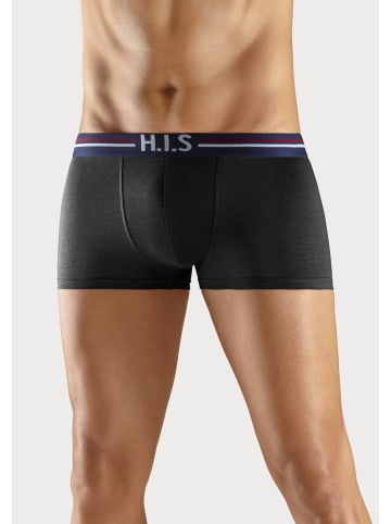 H.I.S Boxershorts in orange, mint, navy, grau-meliert, schwarz